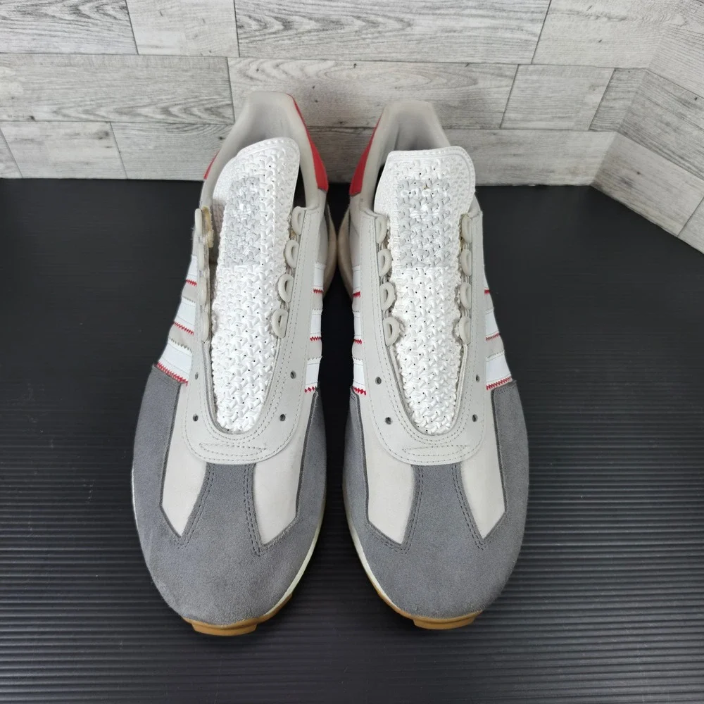 Adidas Retropy E5 Grey White Red Boost Sneakers GW0558 Mens 13